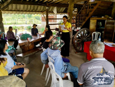 เข้าร่วมประชุมใหญ่สามัญประจำปีกลุ่มเกษตรกรชาวสวนยางท่าก๊อ พารามิเตอร์รูปภาพ 1