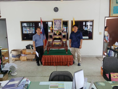 เข้าประสานงานขอใช้สถานที่เพื่อจัดอบรมโครงการส่งเสริมและพัฒนาสถาบันเกษตรกร ประจำปีงบประมาณ พ.ศ. 2567 ... พารามิเตอร์รูปภาพ 1