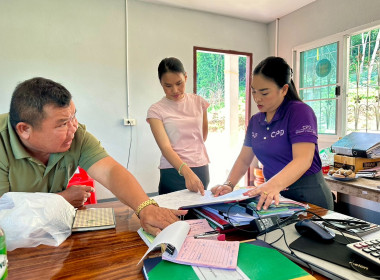 เข้าแนะนำส่งเสริมการจัดทำบัญชีกลุ่มเกษตรกรชาวสวนยางตำบลบ้านแซว ... พารามิเตอร์รูปภาพ 1