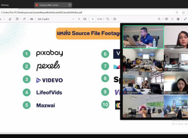 เข้ารับฟังการบรรยายความรู้เกี่ยวกับการใช้งานโปรแกรม Canva ... พารามิเตอร์รูปภาพ 12