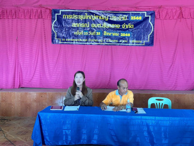 เข้าร่วมประชุมใหญ่สามัญประจำปี สหกรณ์ อ.บ.ต. สันกลาง จำกัด พารามิเตอร์รูปภาพ 1