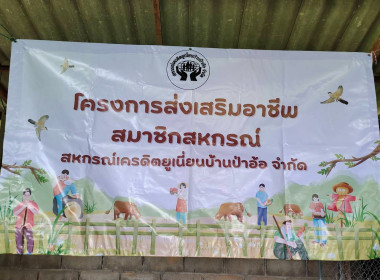 เข้าร่วมโครงการอบรมส่งเสริมอาชีพสมาชิกสหกรณ์เครดิตยูเนี่ยนบ้านป่าอ้อ จำกัด ... พารามิเตอร์รูปภาพ 5