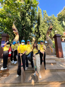 ร่วมกิจกรรมจิตอาสาพัฒนาทำความสะอาดศาสนสถาน ... พารามิเตอร์รูปภาพ 1