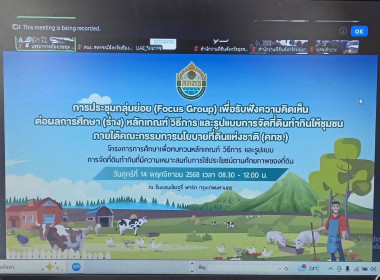 ร่วมประชุม กลุ่มย่อย (Focus Group) ... พารามิเตอร์รูปภาพ 4