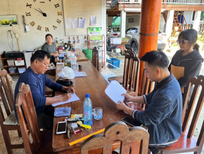 การลงพื้นที่ติดตามและสำรวจสถานที่ในการจัดโครงการส่งเสริมและพัฒนาอาชีพเพื่อแก้ไขปัญหาที่ดินทำกินของเกษตรกร หลักสูตร “การวางแผนระบบการผลิต การตลาดและเสริมทักษะการเป็นผู้ประกอบการ” ... พารามิเตอร์รูปภาพ 1