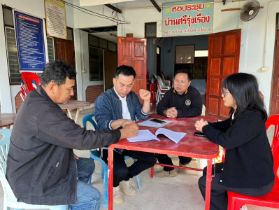 การลงพื้นที่สำรวจขอใช้สถานที่และติดตามรายชื่อเกษตรกรผู้ได้รับจัดสรรที่ดินทำกินในพื้นที่ คทช. ... พารามิเตอร์รูปภาพ 1