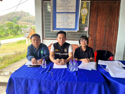 การลงพื้นที่สำรวจข้อมูลด้านการส่งเสริมพัฒนาอาชีพและการตลาดในพื้นที่โครงการจัดที่กินทำกินให้ชุมชนตามนโยบายรัฐบาล (คทช.) ... พารามิเตอร์รูปภาพ 1