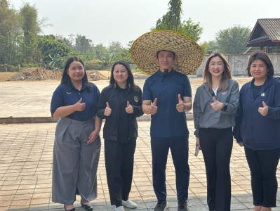 เข้าตรวจเยี่ยมการก่อสร้างลานตาก ของสหกรณ์การเกษตรแม่สรวย ... พารามิเตอร์รูปภาพ 1