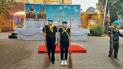 ร่วมกิจกรรมจิตอาสาพัฒนาศาสนสถาน เนื่องในวันจักรี 6 เมษายน ... พารามิเตอร์รูปภาพ 1