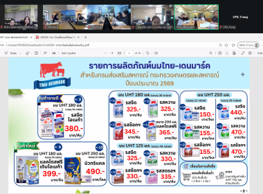 ร่วมประชุมการประชาสัมพันธ์บริโภคผลิตภัณฑ์นม พารามิเตอร์รูปภาพ 1