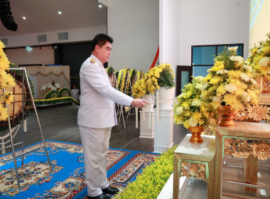 พิธีทำบุญตักบาตรถวายเป็นพระราชกุศลและพิธีวางพวงมาลา เนื่องในวันนวมินทรมหาราช ประจำปี 2569 ... พารามิเตอร์รูปภาพ 2